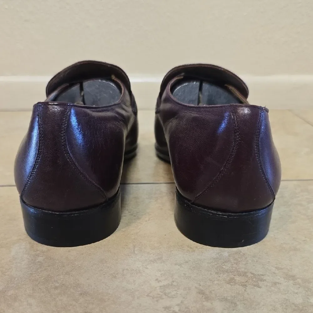 Men's Leather Loafers in Deep Brown